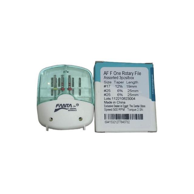 AF F One Rotary File Assorted #17-25 Taper 6%